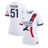 Paris Saint-Germain Willian Pacho #51 Vieraspaita Naiset 2024-25 Lyhythihainen